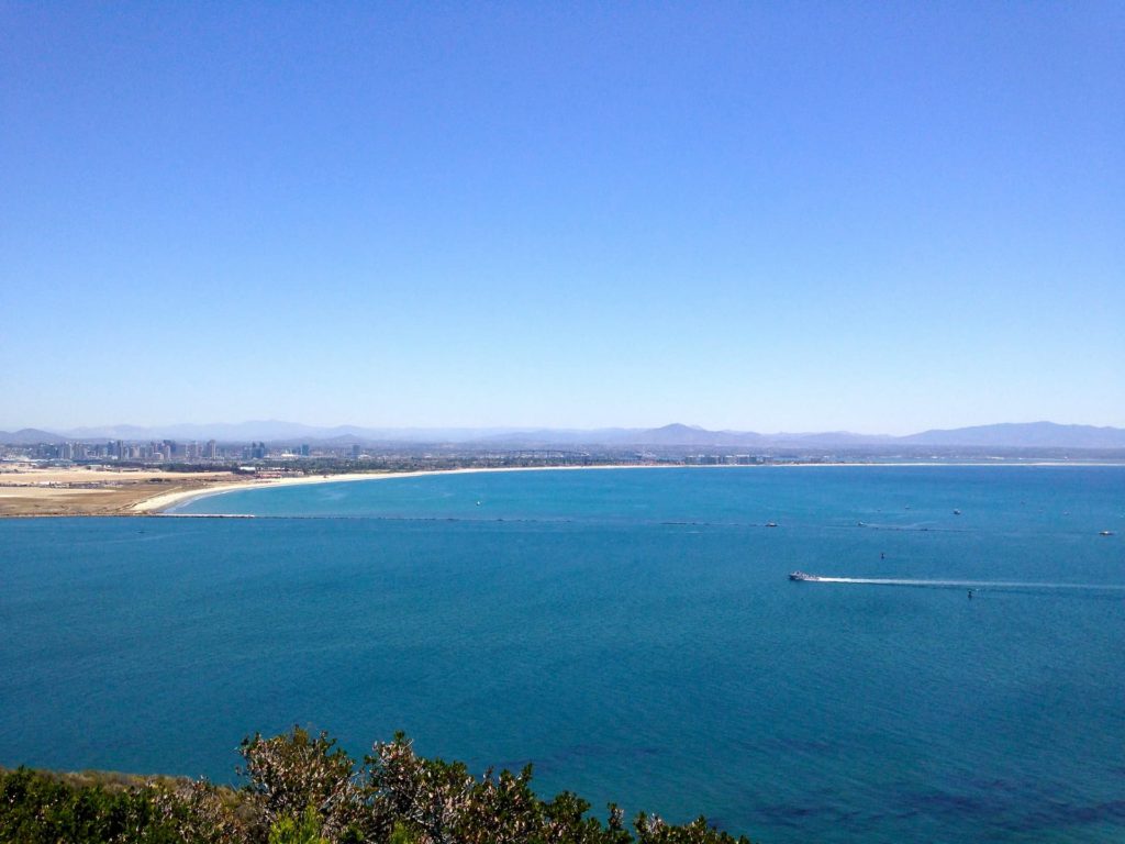San Diego coast