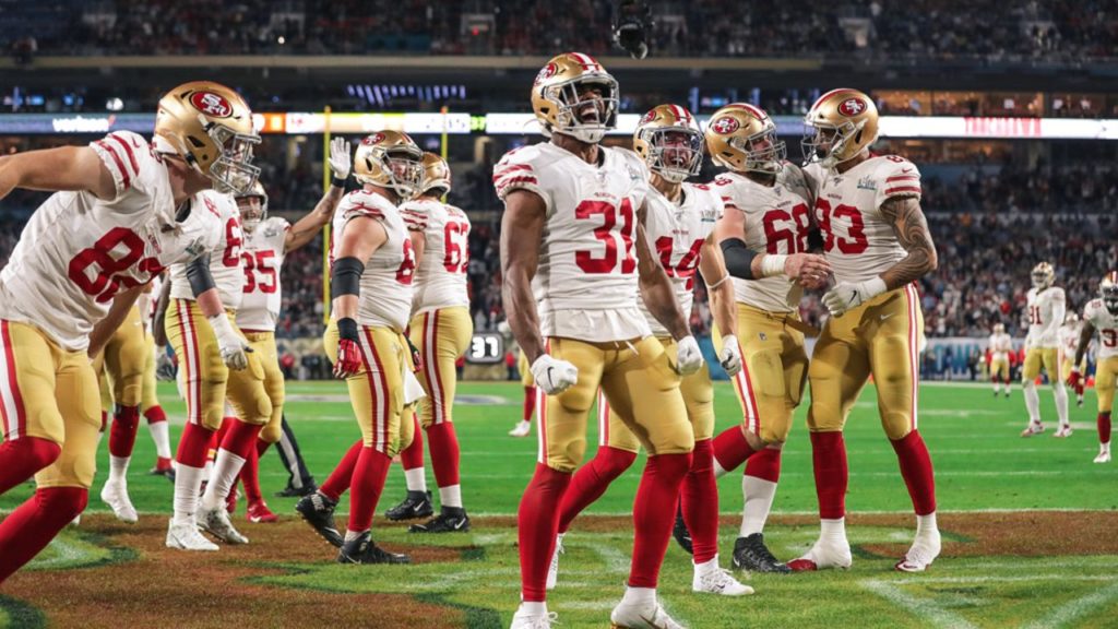 One last touchdown for #TeamOcean for the 2019-20 season as 49ers running back and #TeamOcean player Raheem Mostert scores in the 3rd quarter against the Kansas City Chiefs.